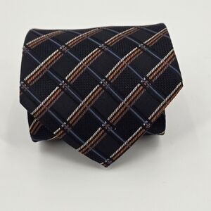 Valerio Garati 100% Silk Plaid Tie